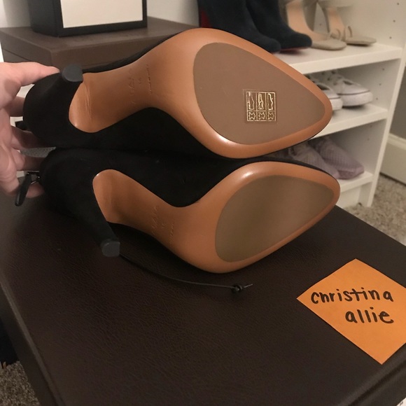 Alaia laser cut lace up booties - Picture 3 of 6